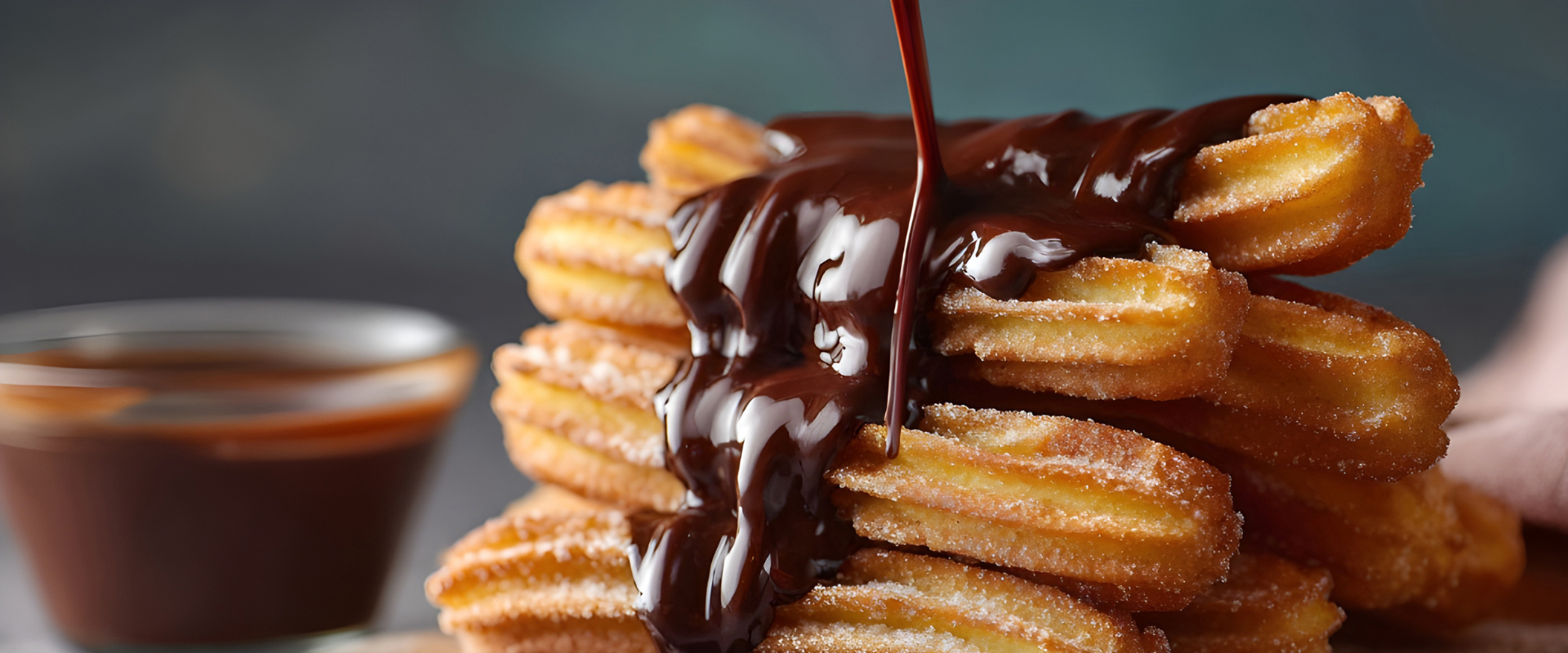 Churros med chokladsås